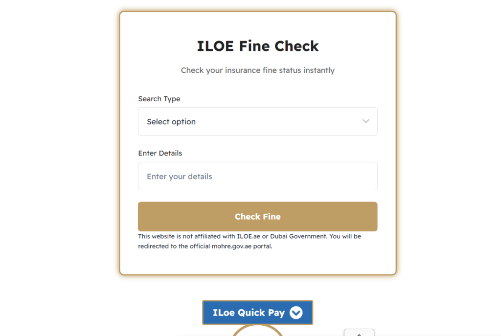 ILOE fine pay